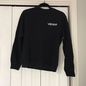 black crew neck